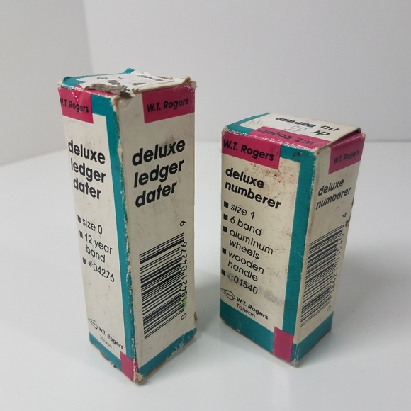 Vintage W.T Roger's Deluxe Stamp Set - Picture 5 of 12